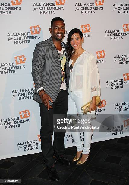 Actor Bill Bellamy and his Wife Kristen Bellamy attend The Alliance For Children's Rights 5th Annual Right To Laugh comedy benefit at Avalon on May...