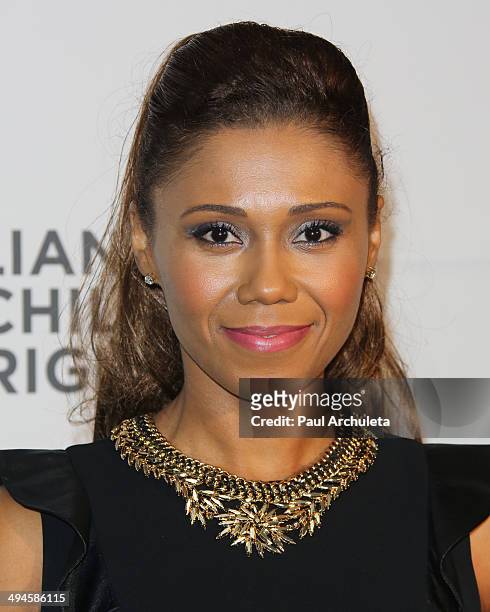 Actress Toks Olagundoye attends The Alliance For Children's Rights 5th Annual Right To Laugh comedy benefit at Avalon on May 29, 2014 in Hollywood,...