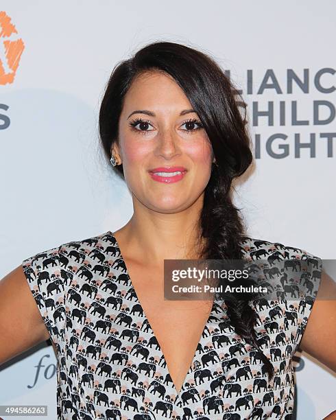 Actress Angelique Cabral attends The Alliance For Children's Rights 5th Annual Right To Laugh comedy benefit at Avalon on May 29, 2014 in Hollywood,...