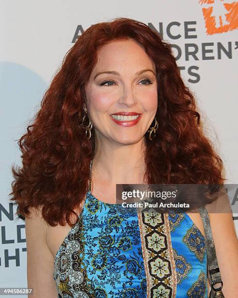 Actress Amy Yasbeck attends The Alliance For Children's Rights 5th Annual Right To Laugh comedy benefit at Avalon on May 29, 2014 in Hollywood,...