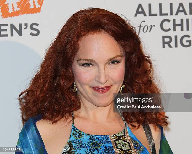 Actress Amy Yasbeck attends The Alliance For Children's Rights 5th Annual Right To Laugh comedy benefit at Avalon on May 29, 2014 in Hollywood,...