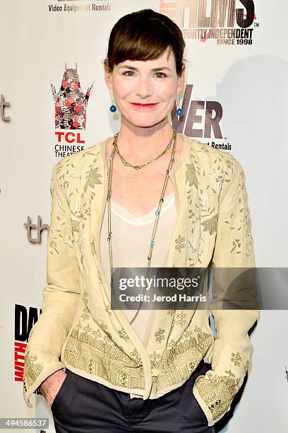 Actress Saxon Trainor attends the 17th Annual Dances With Films Opening Night Film and Festival Filmmaker Green Carpet at TCL Chinese 6 Theatres on...