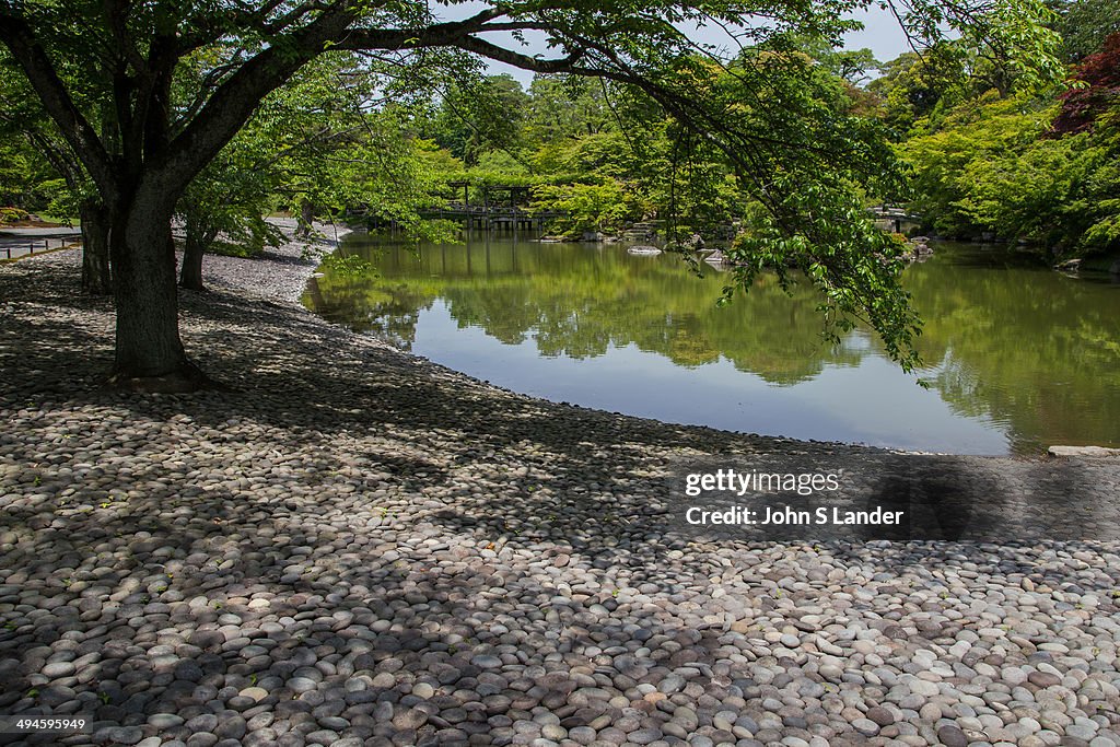 Sento Gosho Garden located east of the Kyoto Imperial Palace...