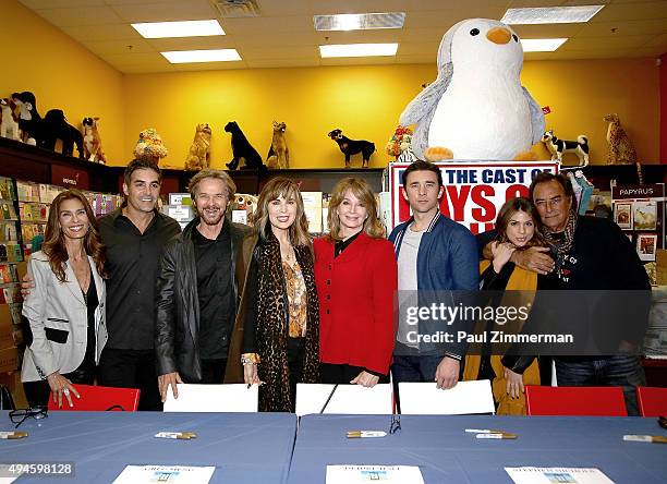 Actors Kristian Alfonso, Galen Gering, Stephen Nichols, Lauren Koslow, Deidre Hall, Billy Flynn, Kate Mansi and Thaao Penghlis attend Days Of Our...