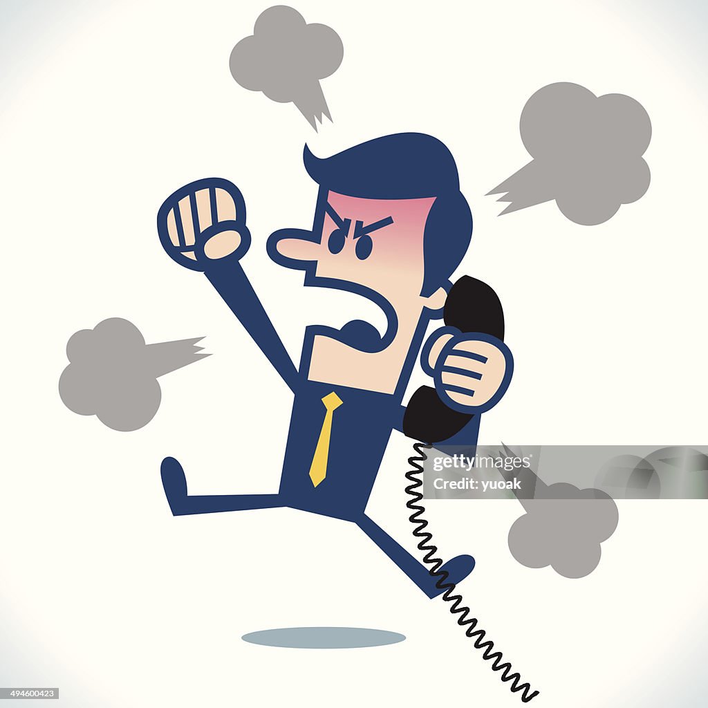 Angry Caller High-Res Vector Graphic - Getty Images