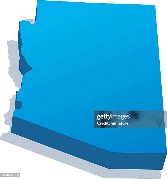 Arizona Mapbasic Map Of Arizona Photos and Premium High Res Pictures - Getty Images