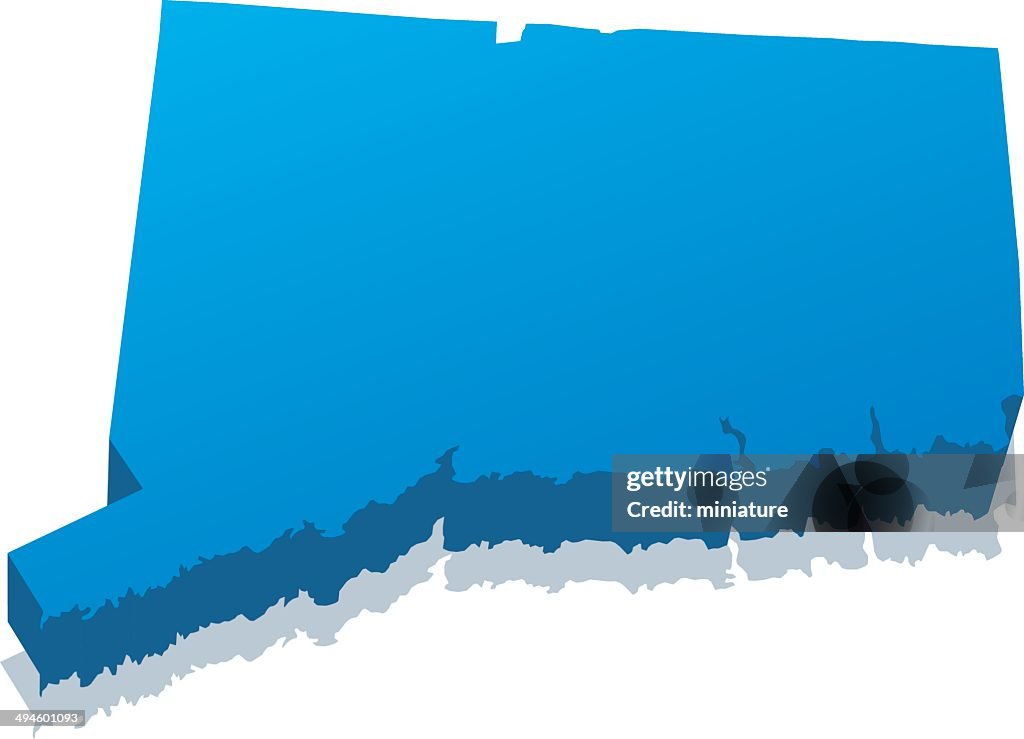 Connecticut Karte