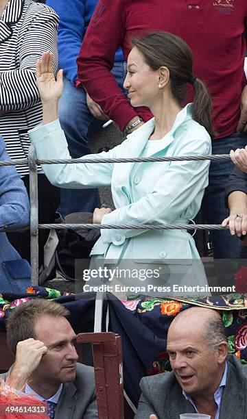 Isabel Preysler attends San Isidro Fair at Las Ventas Bullring on May 29, 2014 in Madrid, Spain.