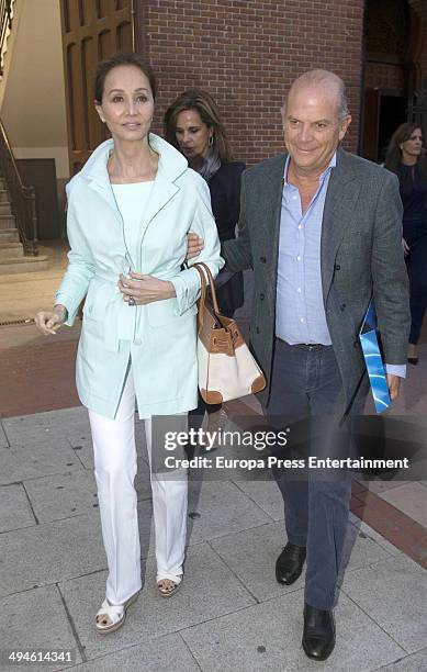 Isabel Preysler attends San Isidro Fair at Las Ventas Bullring on May 29, 2014 in Madrid, Spain.