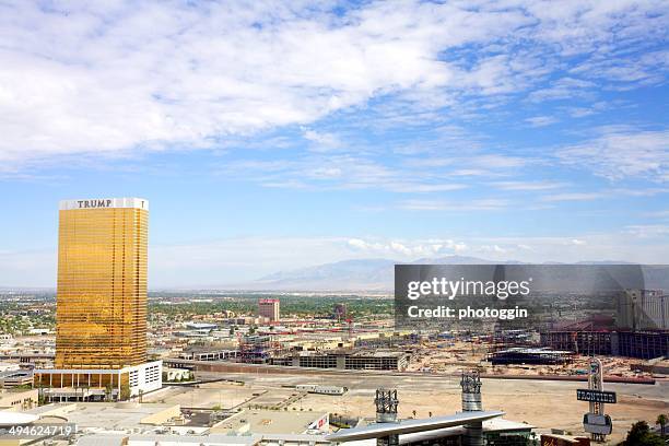 trump hotel las vegas - trump hotel las vegas stock pictures, royalty-free photos & images