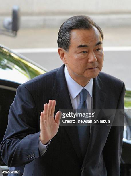 Chinese Foreign Minister Wang Yi is seen prior to his meeting with South Korea counterpart Yun Byung-se on May 26, 2014 in Seoul, South Korea.