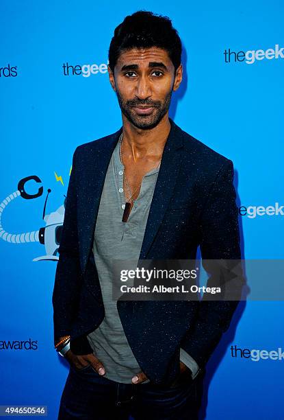 Roshon Maloney arrives for the 3rd Annual Geekie Awards held at Club Nokia on October 15, 2015 in Los Angeles, California.