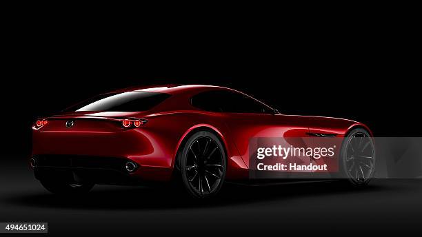 In this handout image provided by Mazda Motor Co on October 28 Mazda RX-VISION is photographed in Japan.