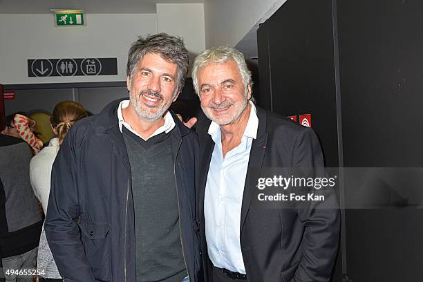 Franck ProvostÊ and Fabien Provost pose during the 'Salon Du Chocolat 2015 - Chocolate Fair -' Auction Show in Benefit to Mecenat Chirurgie Cardiaque...