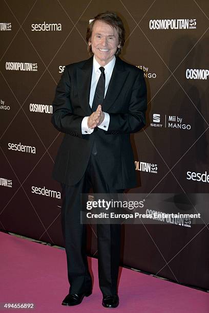 Raphael attends VIII Cosmopolitan Fun Fearless Female Awards at Ritz hotel on October 27, 2015 in Madrid, Spain.