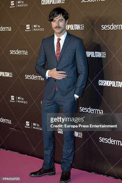 Javier Rey attends VIII Cosmopolitan Fun Fearless Female Awards at Ritz hotel on October 27, 2015 in Madrid, Spain.