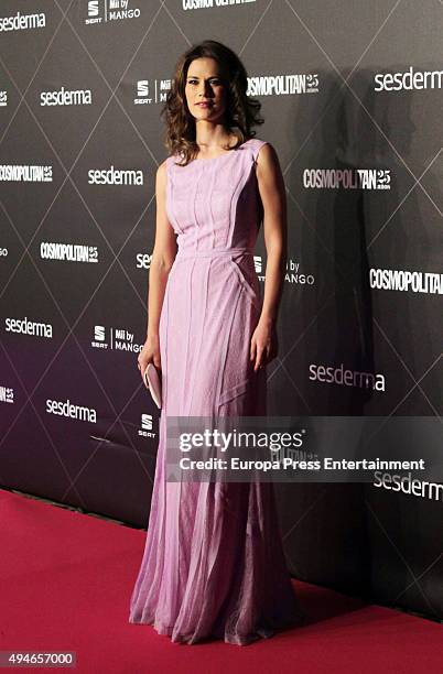 Lidia San Jose attends VIII Cosmopolitan Fun Fearless Female Awards at Ritz hotel on October 27, 2015 in Madrid, Spain.