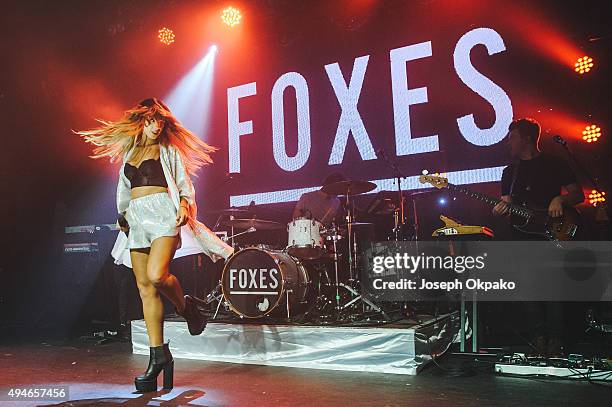 Foxes performs at Heaven on October 27, 2015 in London, England.