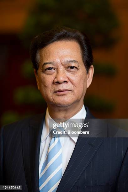 Nguyen Tan Dung, Vietnam's prime minister, poses for a photograph after an interview in Hanoi, Vietnam, on Friday, May 30, 2014. Vietnam has prepared...