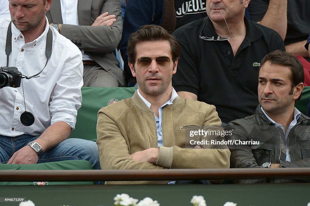 Celebrities At French Open 2014 : Day 6