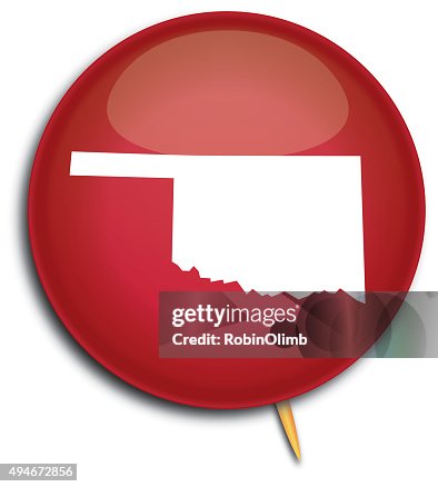 Oklahoma Map Button Oklahoma Map Button