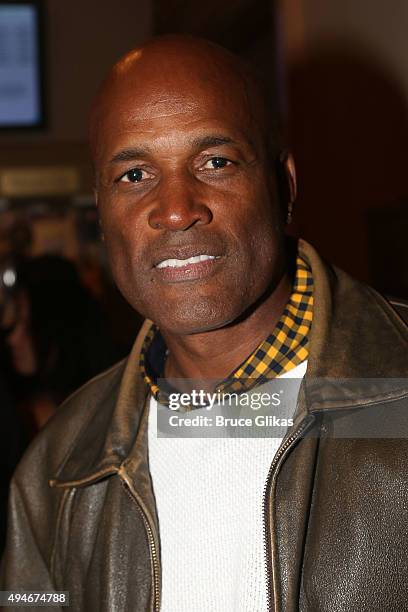 Kenny Leon poses at The Opening Night Arrivals for "Sylvia" on Broadway at The Cort Theatre on October 27, 2015 in New York City.