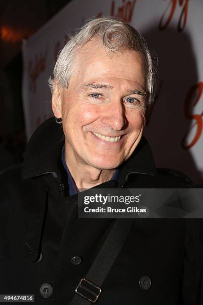 John Patrick Shanley poses at The Opening Night Arrivals for "Sylvia" on Broadway at The Cort Theatre on October 27, 2015 in New York City.