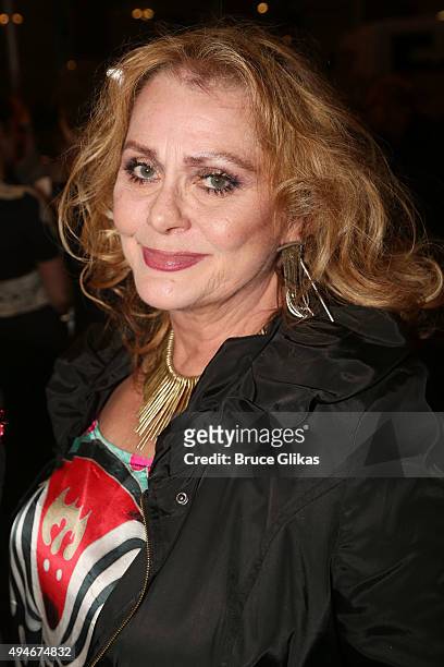 Elizabeth Ashley poses at The Opening Night Arrivals for "Sylvia" on Broadway at The Cort Theatre on October 27, 2015 in New York City.