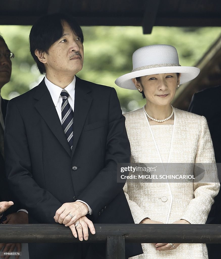 BRAZIL-JAPAN-ROYALS-AKISHINO