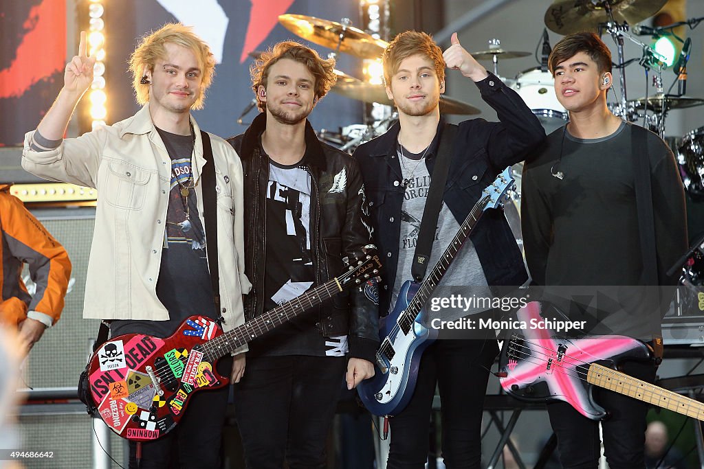 5 Seconds Of Summer Performs On NBC's "Today"