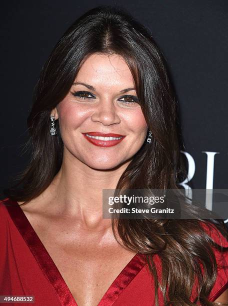 Danielle Vasinova arrives at the Premiere Of Bleecker Street Media's "Trumbo" at Samuel Goldwyn Theater on October 27, 2015 in Beverly Hills,...