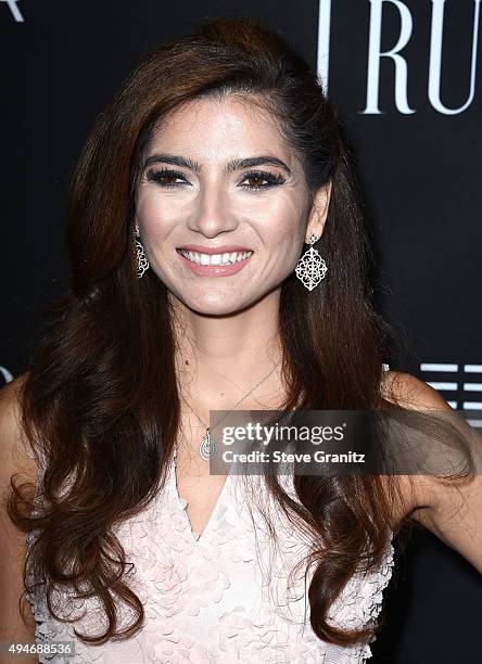 Blanca Blanco arrives at the Premiere Of Bleecker Street Media's "Trumbo" at Samuel Goldwyn Theater on October 27, 2015 in Beverly Hills, California.