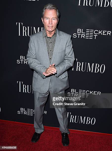 John Savage arrives at the Premiere Of Bleecker Street Media's "Trumbo" at Samuel Goldwyn Theater on October 27, 2015 in Beverly Hills, California.