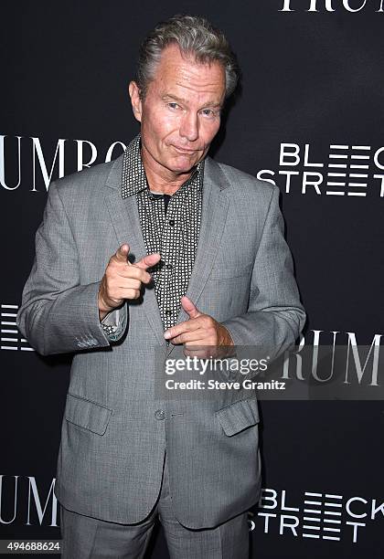 John Savage arrives at the Premiere Of Bleecker Street Media's "Trumbo" at Samuel Goldwyn Theater on October 27, 2015 in Beverly Hills, California.