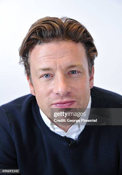 Jamie Oliver attends the Indigo exclusive: private screening of his new Food Network Canada show, Jamie's Super Food and brand new cookbook Everyday...