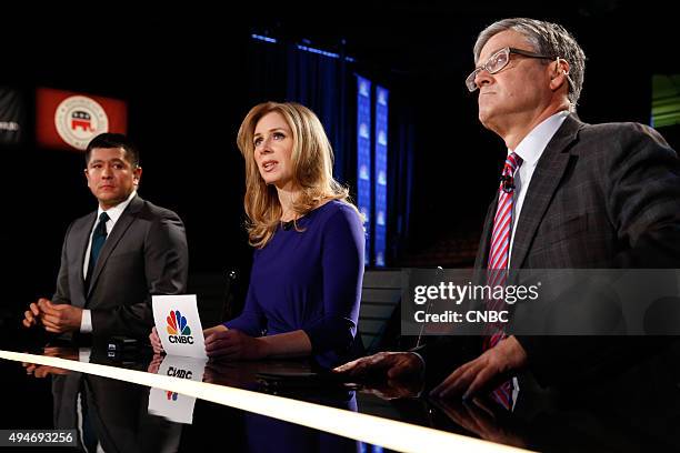 Your Money, Your Vote: The Republican Presidential Debate? -- Pictured: CNBC?s Carl Quintanilla, co-anchor of ?Squawk on the Street? and ?Squawk...