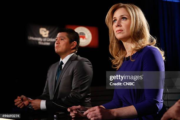 Your Money, Your Vote: The Republican Presidential Debate? -- Pictured: CNBC?s Carl Quintanilla, co-anchor of ?Squawk on the Street? and ?Squawk...