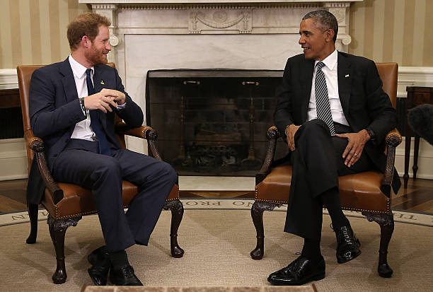 DC: President Obama Welcomes UK's Prince Harry To White House