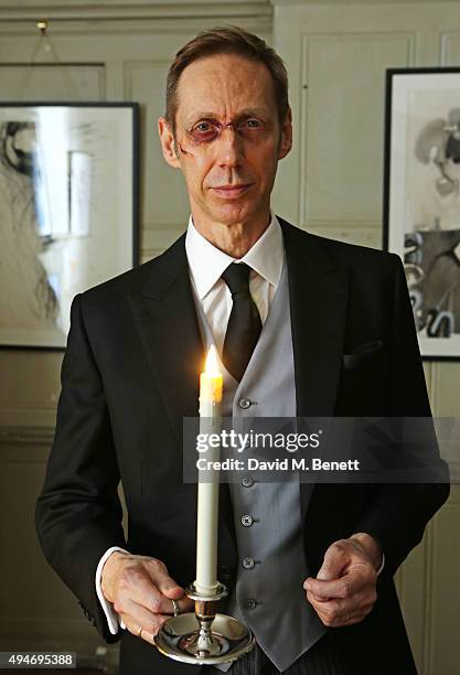 Nick Knight attends the Veuve Clicquot Widow Series "A Beautiful Darkness" curated by Nick Knight and SHOWstudio on October 28, 2015 in London,...