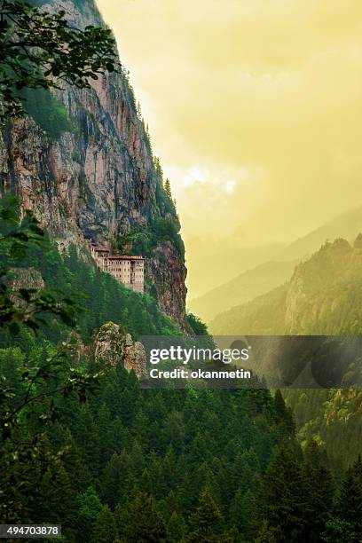 sumela monastery - trabzon stock pictures, royalty-free photos & images