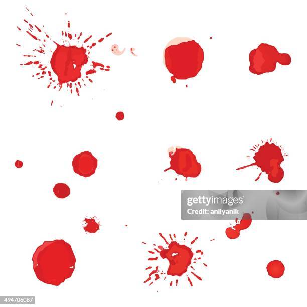 blut splats - blut stock-grafiken, -clipart, -cartoons und -symbole