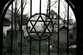Judaism. Jewish Star of David. Jude Cemetery.Ghetto. Holocaust. Auschwitz.
