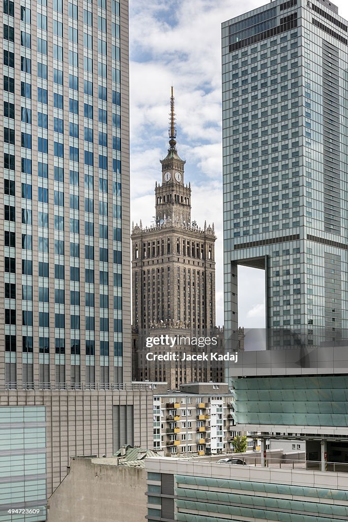Palace of Culture building, Warsaw, Poland