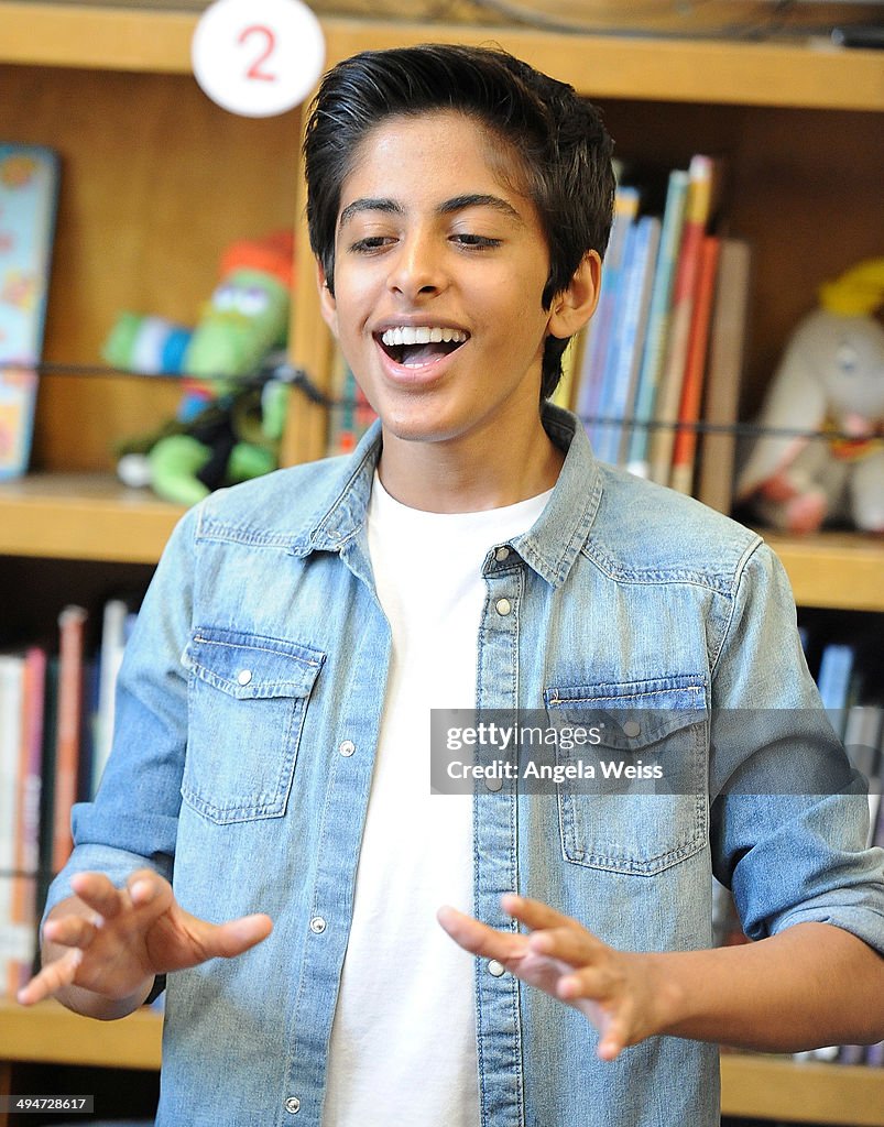 Actor Karan Brar reads to second graders for SAG Foundation's... News