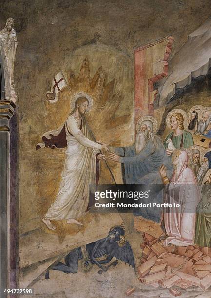 The Passion of Jesus , by Andrea di Bonaiuto, 1365-1368, 14th Century, fresco Italy, Tuscany, Florence, Church of Santa Maria Novella, Spanish...