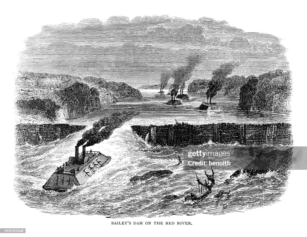 Bailey's Dam On The Red River