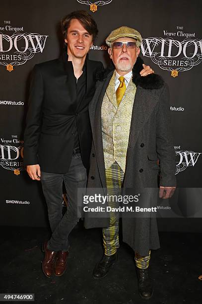 Tara Ferry and Antony Price attend the Veuve Clicquot Widow Series "A Beautiful Darkness" curated by Nick Knight and SHOWstudio on October 28, 2015...