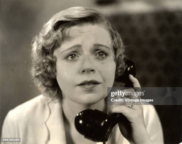 Australian actress Dulcie Cooper in a scene from the film 'The Face on the Barroom Floor', 1932.