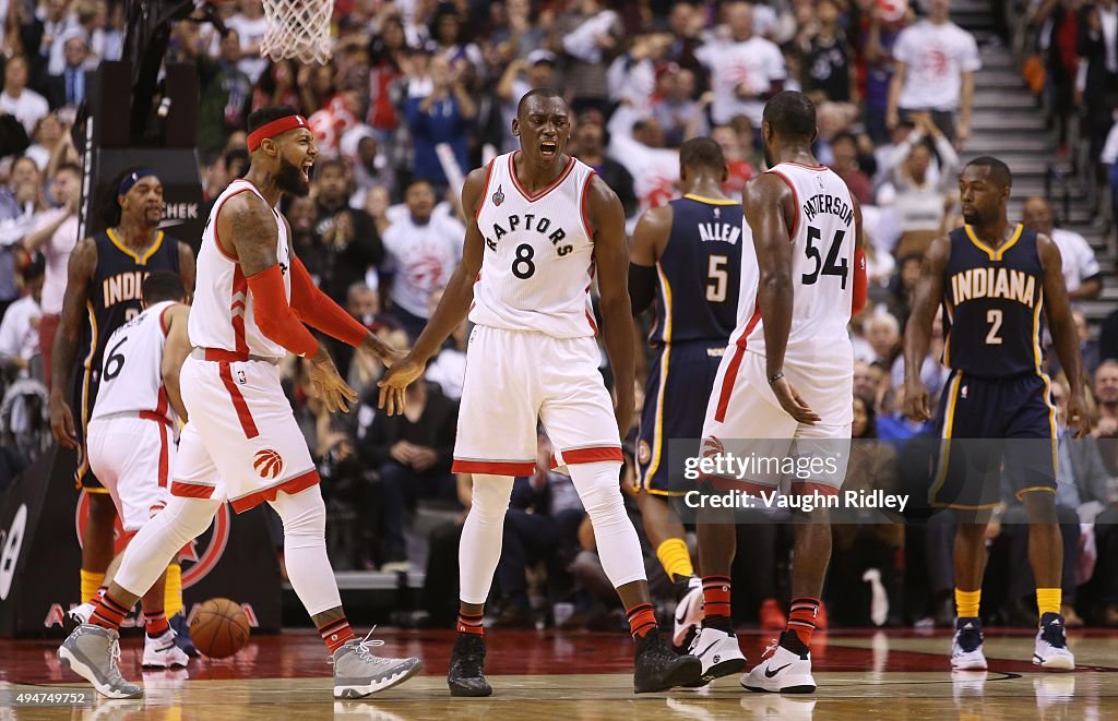 Indian Pacers v Toronto Raptors