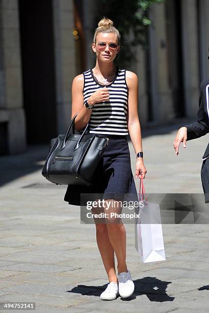 Fiammetta Cicogna is seen on May 30, 2014 in Milan, Italy.